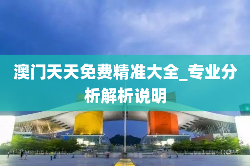 澳門天天免費精準(zhǔn)大全_專業(yè)分析解析說明