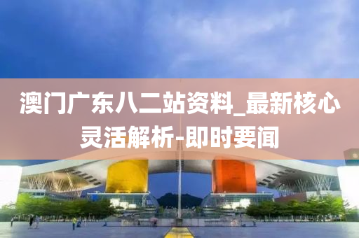 澳門廣東八二站資料_最新核心靈活解析-即時要聞