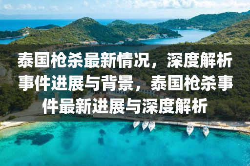 泰國(guó)槍殺最新情況，深度解析事件進(jìn)展與背景，泰國(guó)槍殺事件最新進(jìn)展與深度解析