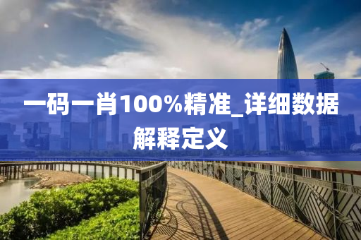 一碼一肖100%精準(zhǔn)_詳細(xì)數(shù)據(jù)解釋定義