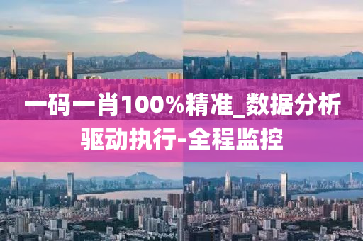 一碼一肖100%精準_數(shù)據(jù)分析驅動執(zhí)行-全程監(jiān)控