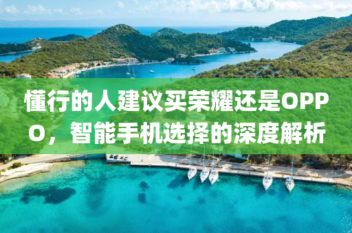 懂行的人建議買榮耀還是OPPO，智能手機選擇的深度解析