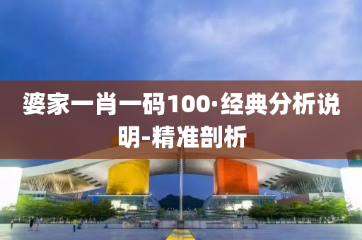 婆家一肖一碼100·經(jīng)典分析說明-精準(zhǔn)剖析
