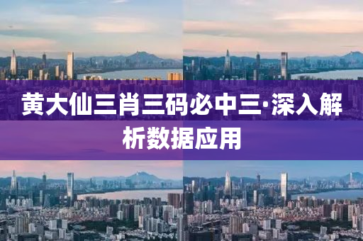 黃大仙三肖三碼必中三·深入解析數(shù)據(jù)應(yīng)用
