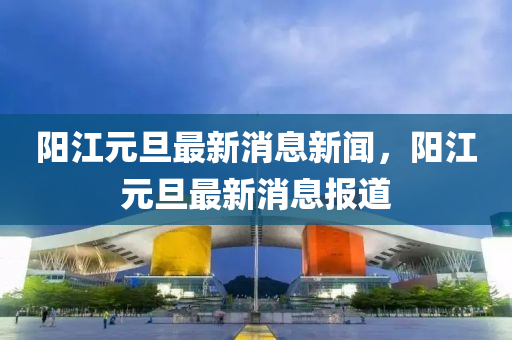 陽江元旦最新消息新聞，陽江元旦最新消息報(bào)道