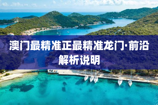 澳門最精準(zhǔn)正最精準(zhǔn)龍門·前沿解析說明