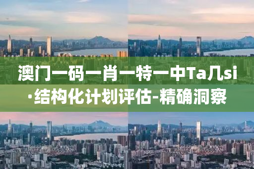 澳門一碼一肖一特一中Ta幾si·結(jié)構(gòu)化計劃評估-精確洞察