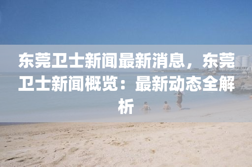 東莞衛(wèi)士新聞最新消息，東莞衛(wèi)士新聞概覽：最新動態(tài)全解析