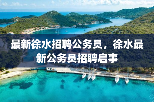 最新徐水招聘公務員，徐水最新公務員招聘啟事