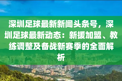 深圳足球最新新聞頭條號，深圳足球最新動態(tài)：新援加盟、教練調(diào)整及備戰(zhàn)新賽季的全面解析