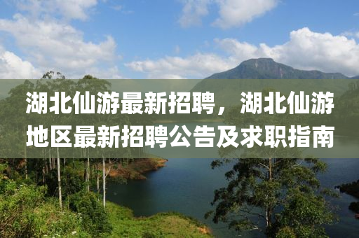 湖北仙游最新招聘，湖北仙游地區(qū)最新招聘公告及求職指南