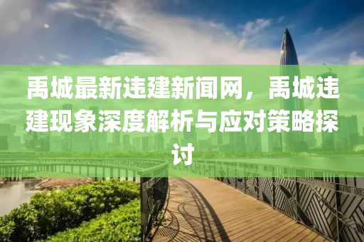 禹城最新違建新聞網(wǎng)，禹城違建現(xiàn)象深度解析與應(yīng)對策略探討