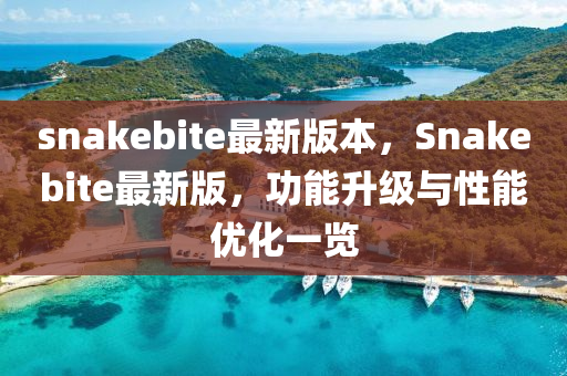 snakebite最新版本，Snakebite最新版，功能升級與性能優(yōu)化一覽