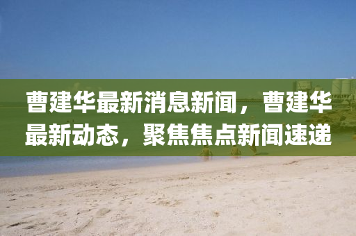 曹建華最新消息新聞，曹建華最新動態(tài)，聚焦焦點新聞速遞