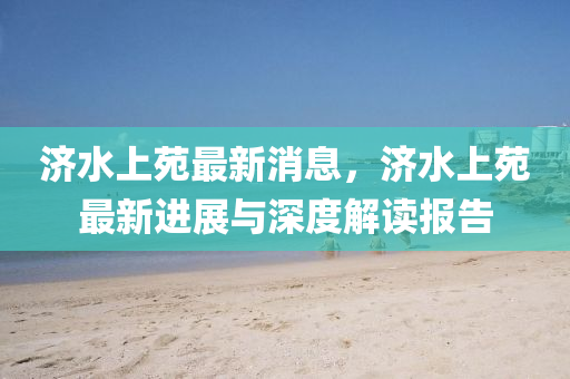 濟水上苑最新消息，濟水上苑最新進展與深度解讀報告