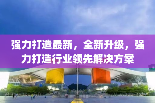 強(qiáng)力打造最新，全新升級(jí)，強(qiáng)力打造行業(yè)領(lǐng)先解決方案