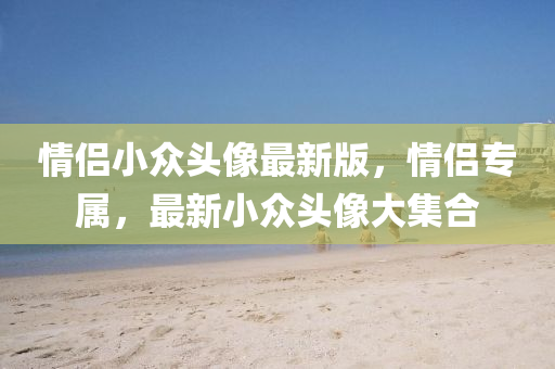 情侶小眾頭像最新版，情侶專屬，最新小眾頭像大集合