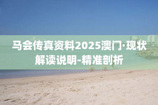馬會(huì)傳真資料2025澳門·現(xiàn)狀解讀說明-精準(zhǔn)剖析