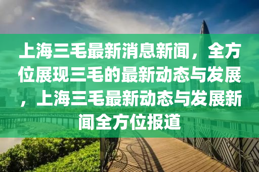 上海三毛最新消息新聞，全方位展現(xiàn)三毛的最新動態(tài)與發(fā)展，上海三毛最新動態(tài)與發(fā)展新聞全方位報道