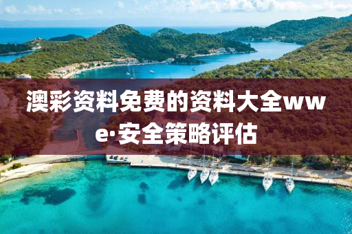 澳彩資料免費(fèi)的資料大全wwe·安全策略評(píng)估