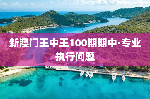 新澳門王中王100期期中·專業(yè)執(zhí)行問題