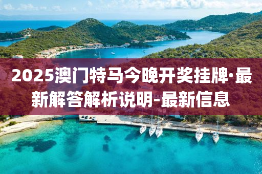2025澳門特馬今晚開獎掛牌·最新解答解析說明-最新信息