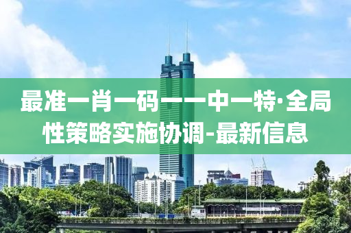 最準(zhǔn)一肖一碼一一中一特·全局性策略實(shí)施協(xié)調(diào)-最新信息