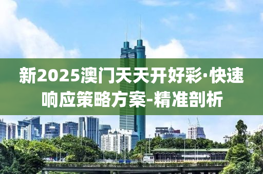新2025澳門天天開好彩·快速響應(yīng)策略方案-精準(zhǔn)剖析