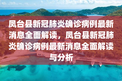 鳳臺縣新冠肺炎確診病例最新消息全面解讀，鳳臺縣新冠肺炎確診病例最新消息全面解讀與分析