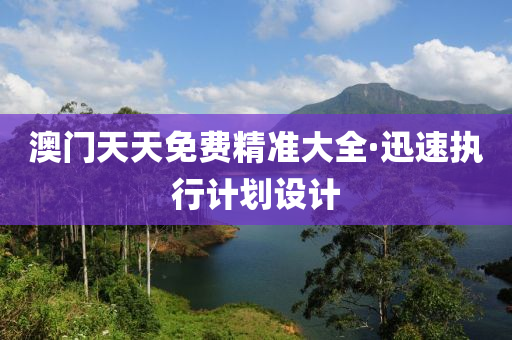 澳門天天免費精準大全·迅速執(zhí)行計劃設計