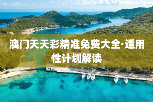 澳門天天彩精準(zhǔn)免費(fèi)大全·適用性計(jì)劃解讀