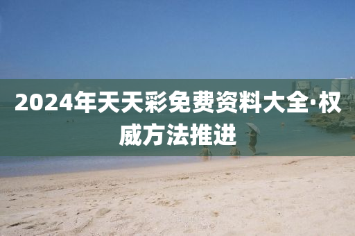 2024年天天彩免費資料大全·權威方法推進