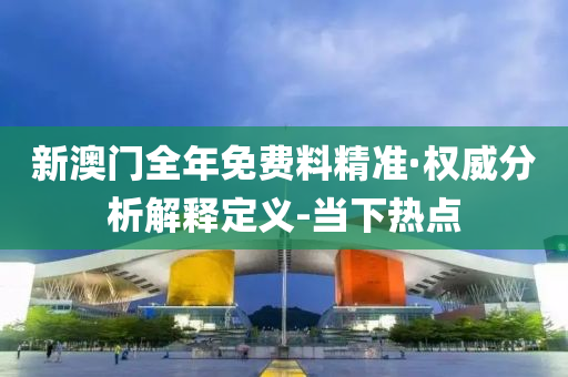 新澳門全年免費料精準·權(quán)威分析解釋定義-當(dāng)下熱點