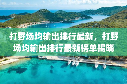 打野場(chǎng)均輸出排行最新，打野場(chǎng)均輸出排行最新榜單揭曉