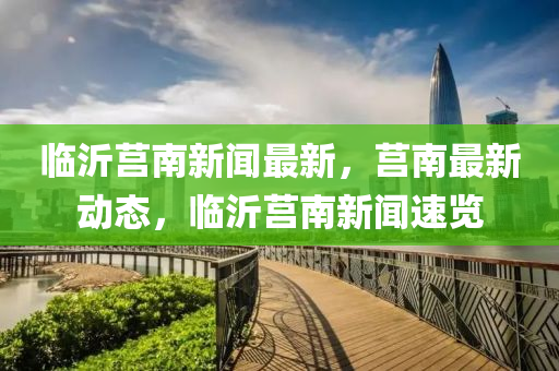 臨沂莒南新聞最新，莒南最新動態(tài)，臨沂莒南新聞速覽