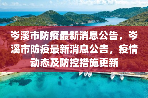 岑溪市防疫最新消息公告，岑溪市防疫最新消息公告，疫情動態(tài)及防控措施更新