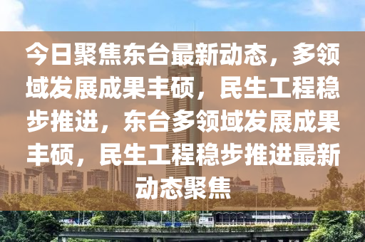 今日聚焦東臺最新動態(tài)，多領(lǐng)域發(fā)展成果豐碩，民生工程穩(wěn)步推進(jìn)，東臺多領(lǐng)域發(fā)展成果豐碩，民生工程穩(wěn)步推進(jìn)最新動態(tài)聚焦