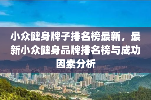 小眾健身牌子排名榜最新，最新小眾健身品牌排名榜與成功因素分析