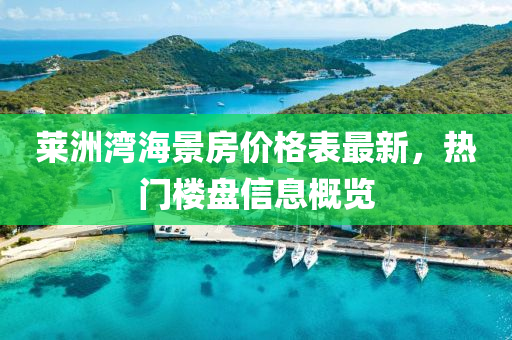 萊洲灣海景房價格表最新，熱門樓盤信息概覽