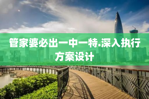 管家婆必出一中一特.深入執(zhí)行方案設(shè)計