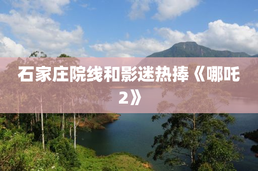 石家莊院線和影迷熱捧《哪吒2》