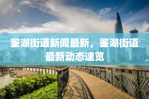 鑒湖街道新聞最新，鑒湖街道最新動態(tài)速覽