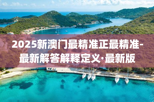 2025新澳門最精準正最精準-最新解答解釋定義·最新版