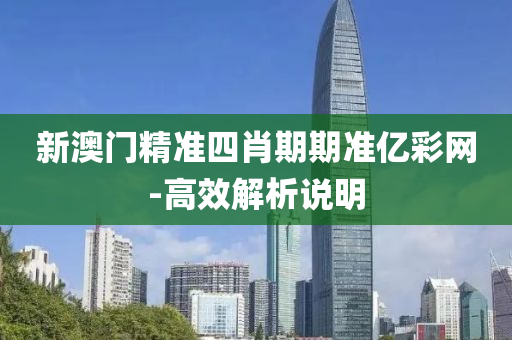 新澳門精準(zhǔn)四肖期期準(zhǔn)億彩網(wǎng)-高效解析說明