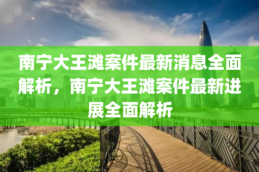 南寧大王灘案件最新消息全面解析，南寧大王灘案件最新進(jìn)展全面解析