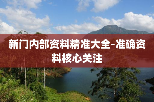 新門內(nèi)部資料精準大全-準確資料核心關(guān)注