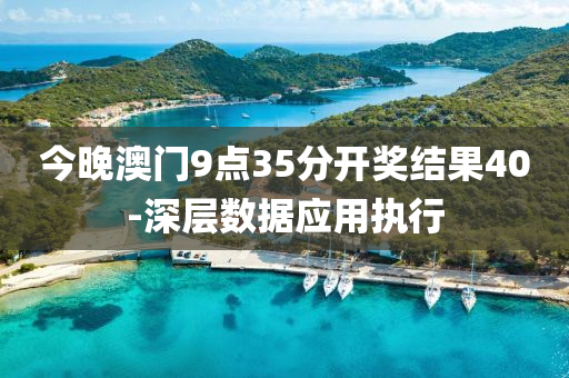 今晚澳門9點(diǎn)35分開獎(jiǎng)結(jié)果40-深層數(shù)據(jù)應(yīng)用執(zhí)行