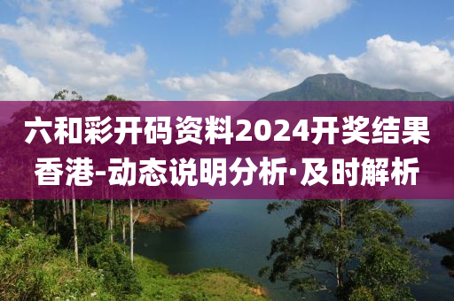 六和彩開(kāi)碼資料2024開(kāi)獎(jiǎng)結(jié)果香港-動(dòng)態(tài)說(shuō)明分析·及時(shí)解析