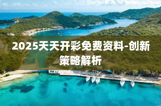 2025天天開彩免費(fèi)資料-創(chuàng)新策略解析