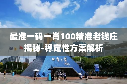 最準一碼一肖100精準老錢莊揭秘-穩(wěn)定性方案解析